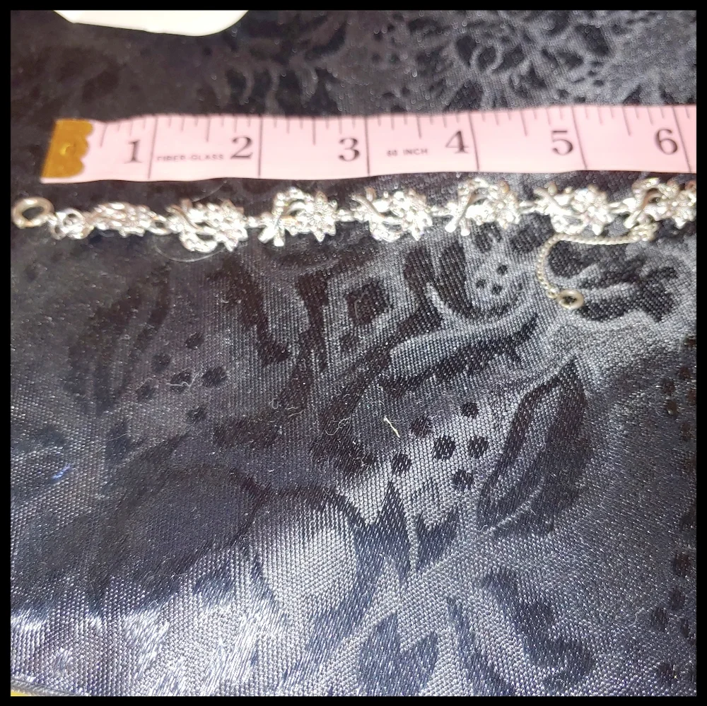 Vintage Sterling Bracelet and Earring Set - Picture 9 of 9